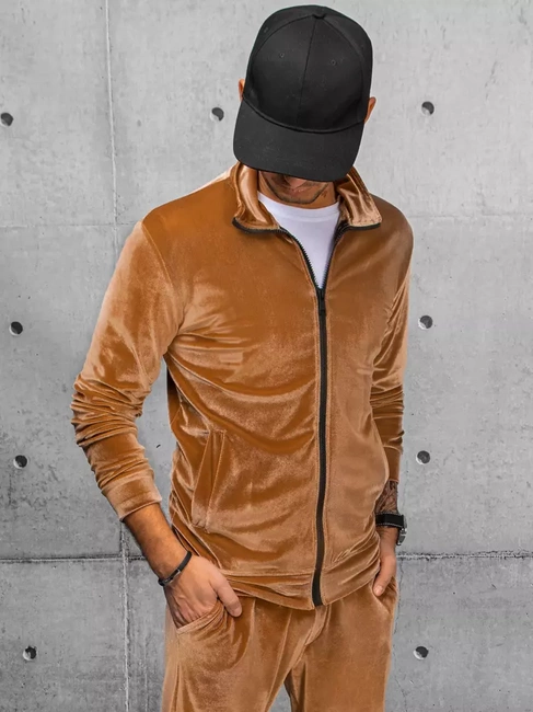 Férfi szabadidő pulóver Szín Camel DSTREET BX5539