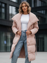 Női hosszú kabát FAVI Szín Rózsaszín DSTREET TY3090
