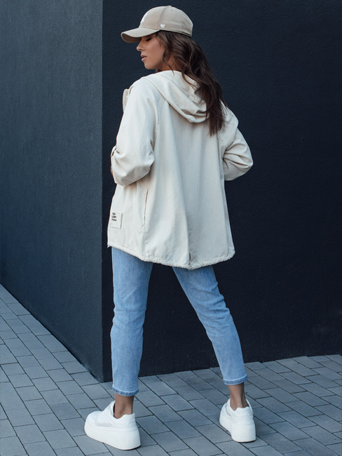 Kurtka przejściowa damska MANDIA jasnobeżowa Dstreet TY4479