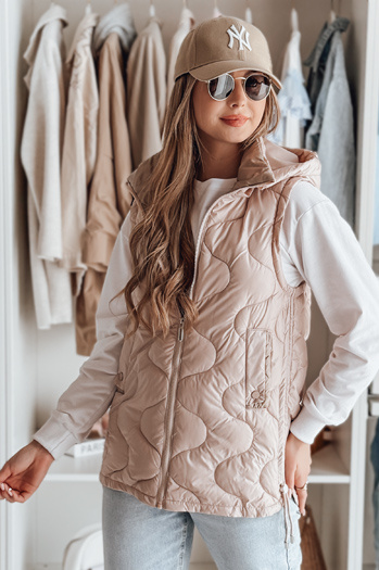 VESOLITA női átmeneti steppelt mellény rózsaszín Dstreet TY4879