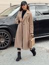 Női oversize MANTOVA hosszú camel kabát Dstreet NY0739