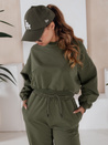 Női tréningruha szett SOLIR khaki Dstreet AY1019