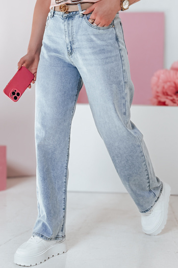 Női farmer buggyos nadrág VINSELF kék Dstreet UY2681