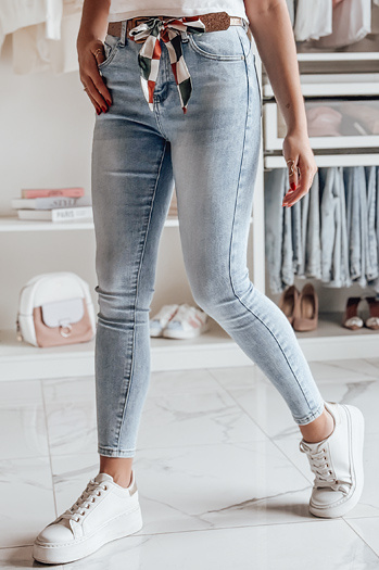 Női farmer nadrág MISSBELT kék Dstreet UY2707