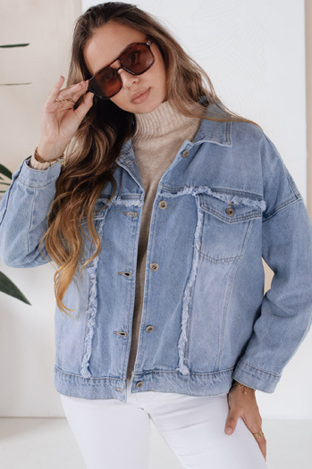 Női farmer dzseki DENZARIA kék Dstreet TY4905