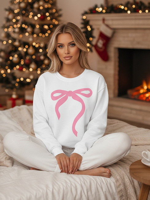 Női egyméretű oversize pulóver SOFTTIE fehér Dstreet BY1358z