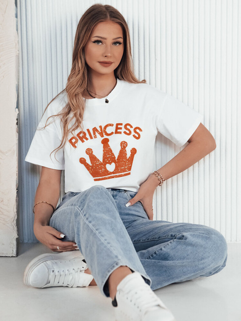 Női póló PRINCY fehér Dstreet RY2392