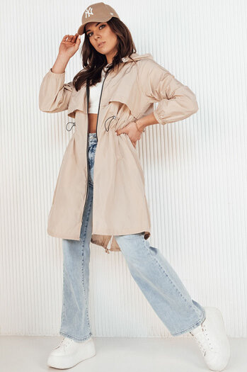 Női parka dzseki WOLINA bézs Dstreet TY4155