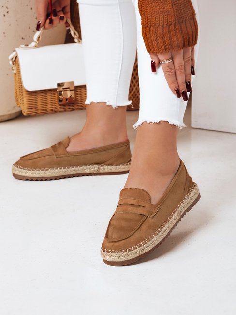 Női JUDANA camel mokaszinok Dstreet ZY0639 ZY0639