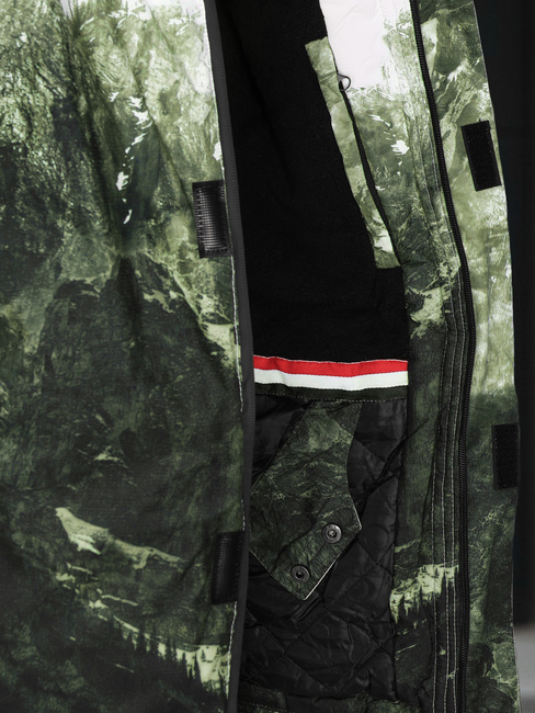 Férfi téli sí dzseki zöld Dstreet TX5126