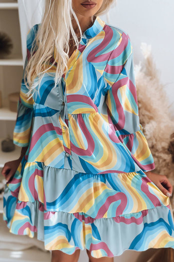 Nyári női ruhá BRANTONA Szín Kék DSTREET EY2042z