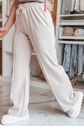 Női melegítőnadrág DRESSANIK világos bézs Dstreet UY2702