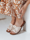 Női flip-flopok masnival KISSBOW bézs Dstreet ZY0754 Dstreet ZY0754_2