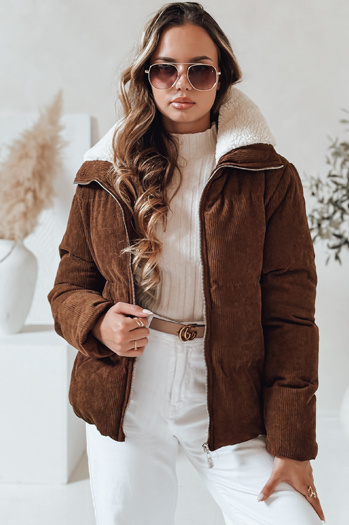 Női télikabát TRENDYGLAM barna Dstreet TY4941