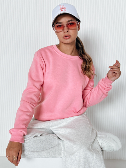 Női nem kapucnis pulóver FASHION II Szín Rózsaszín DSTREET BY0159