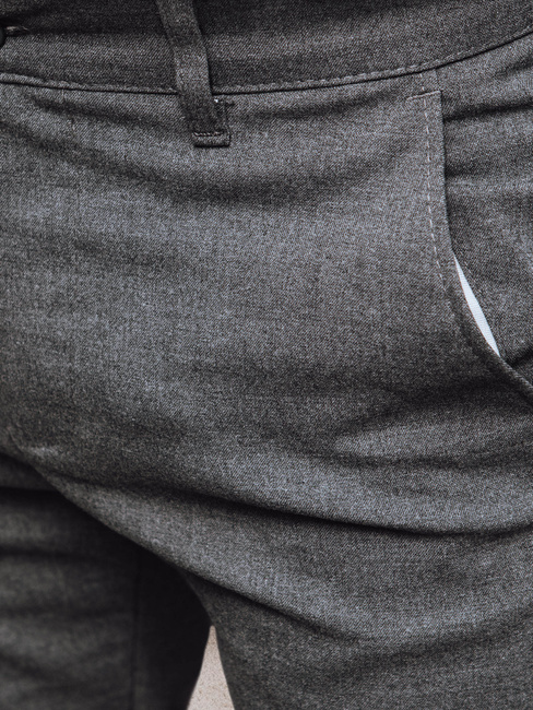 Férfi sötétszürke chinos nadrág Dstreet UX4388z