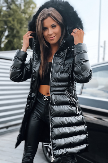 Női télikabát PHILA fekete Dstreet TY2947 TY2947