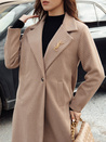 Női oversize MANTOVA hosszú camel kabát Dstreet NY0739