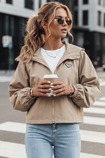 Női oversize dzseki CATRAL Szín Sötétbézs DSTREET TY4190