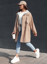 Kurtka parka damska MODERN LOOK beżowa Dstreet TY4396