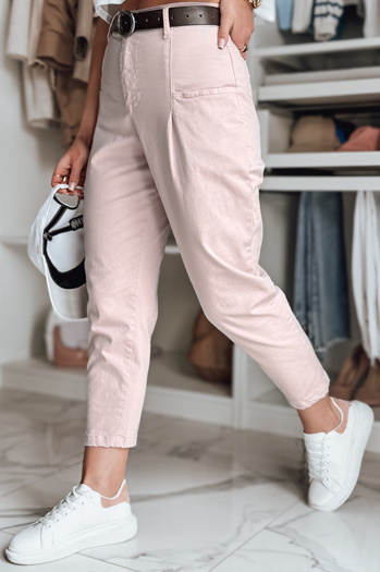 Női chino CHINOSKA nadrág rózsaszín Dstreet UY2554