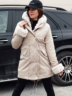 Női téli parka kabát ARCTIC bézs Dstreet TY4767 TY4767_2