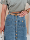 Denim midi szoknya GUZIKOVA kék Dstreet CY0509