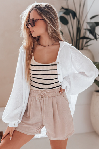 Női RELAX TIME rövidnadrág bézs Dstreet SY0458