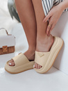Női platform flip-flop SUN STEPS khaki Dstreet ZY0847 ZY0847