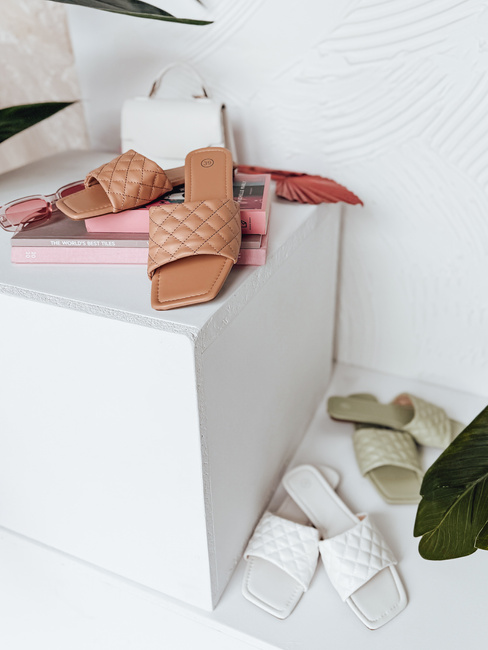 Női SATELIVA flip-flop bézs Dstreet ZY0972 ZY0972