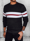 Férfi klasszikus pulóver Szín Fekete DSTREET WX2175