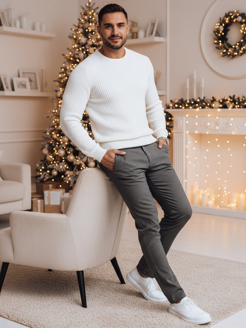 Férfi sötétszürke chinos nadrág Dstreet UX4388z