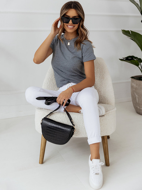 Női poló MAYLA II sötétszürke színben Dstreet RY2282