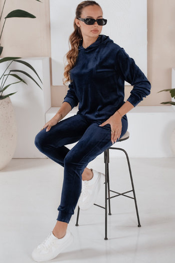 Női bársonyos szett SO COMFY Szín Gránátkék DSTREET AY0884