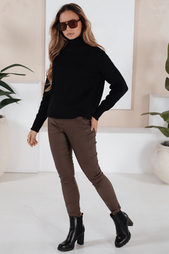 Női viaszolt nadrág LIZZY Szín Barna DSTREET UY1782