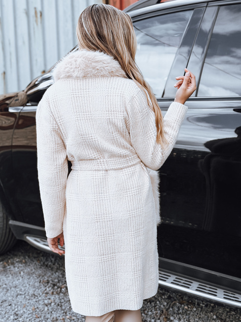 Női bunda bézs Dstreet TY5278 TY5278