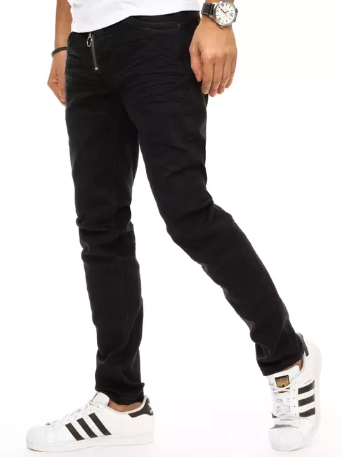 Férfi slim fit farmernadrág fekete színben Dstreet UX2944