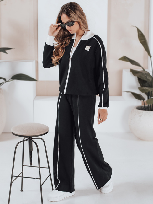 Női sportos szett MISSVIBES fekete Dstreet AY1155