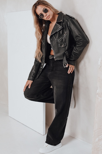 Női ballonos szabású farmer fekete Dstreet UY2741 UY2741