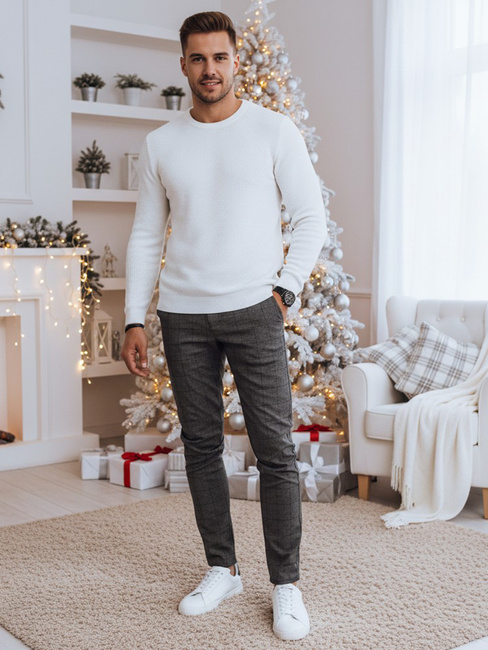 Férfi alkalmi sötétszürke nadrág Dstreet UX4400z