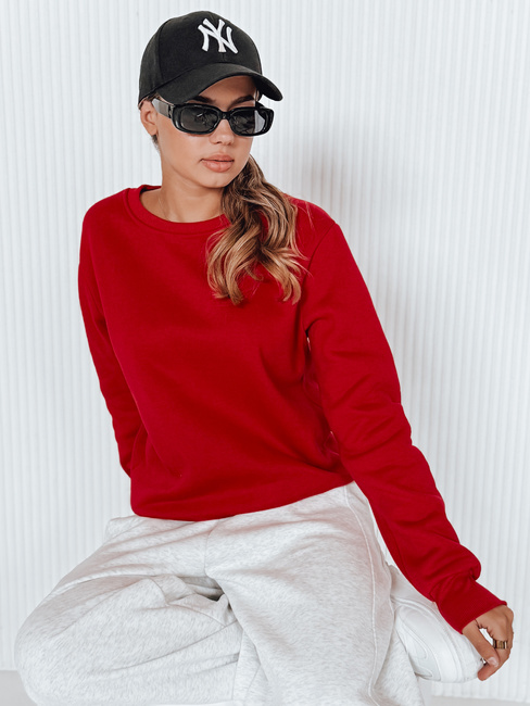 Bluza damska FASHION II czerwona BY0276