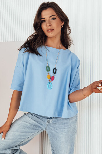 Női oversize blúz BULS kék Dstreet RY2506