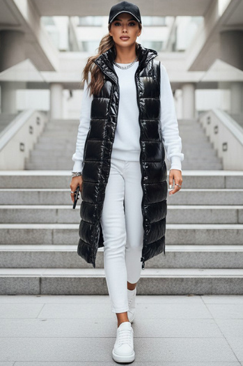 Női steppelt mellény GANTINI fekete Dstreet TY3739