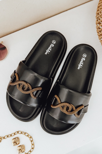 BLACKKISS női flip-flopok fekete Dstreet ZY0994