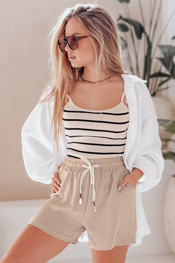 Női rövidnadrág NOT TOMORROW khaki Dstreet SY0447