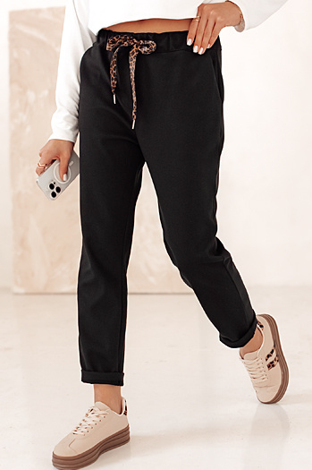 Női COMFYSTY alkalmi nadrág fekete Dstreet UY2296