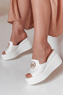 KLASSINA női platform flip-flopok fehér Dstreet ZY0760