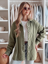 Női átmeneti oversize póló kabát KOSMOJACK khaki Dstreet TY4840_5