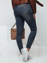 Női SKINNYJEAN farmer nadrág övvel tengerészkék Dstreet UY2328