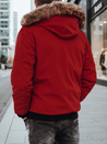 Férfi télikabát bordó Dstreet TX4309